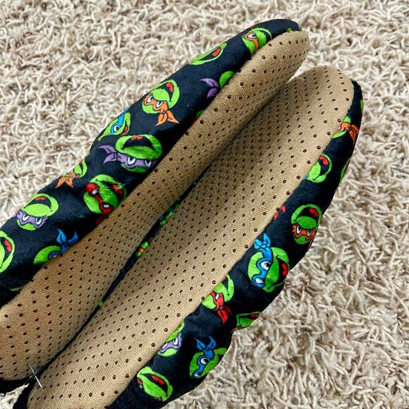 Teenage Mutant Ninja Turtles Fuzzy Babba Slipper Socks 1-Pair, Men’s M/L 7.5-9.5 - Picture 3 of 7